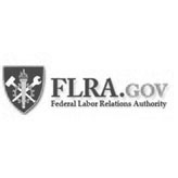 FLRA.gov logo representing the Federal Labor Relations Authority, responsible for labor relations in the federal workforce.
